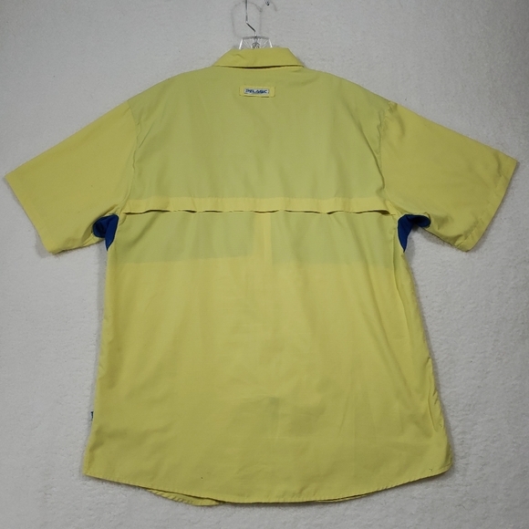 Pelagic Eclipse Fishing Guide button down Shirt Vented Caped Breathable XL flaws - Picture 2 of 15